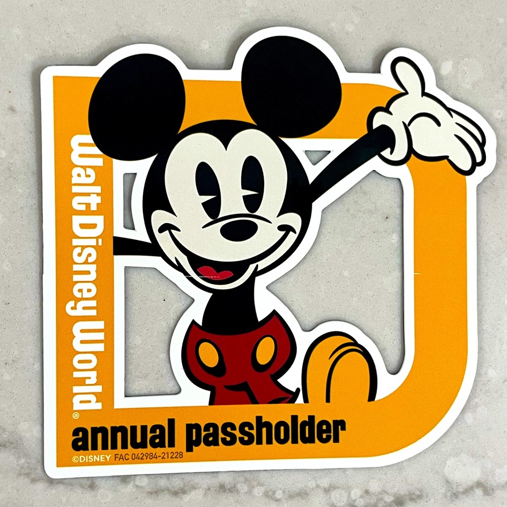 Disney Annual Passholder Magnet: New Mickey